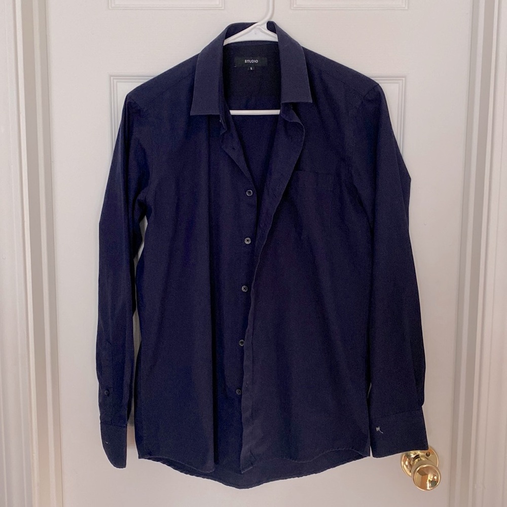 Studio Mens Casual Button Down Shirt